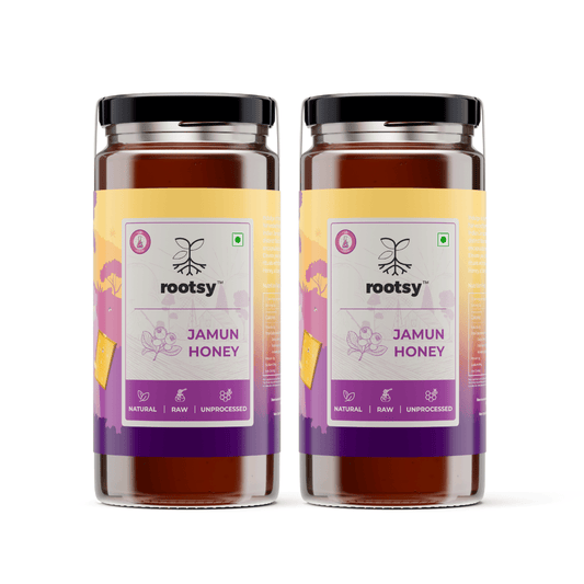 Rootsy Raw Jamun Honey Duo (2 x 500g)