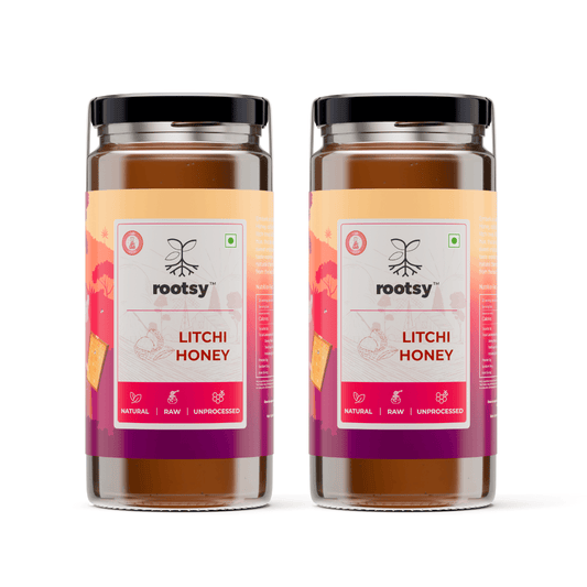 Rootsy Raw Litchi Honey Duo (2 x 500g)