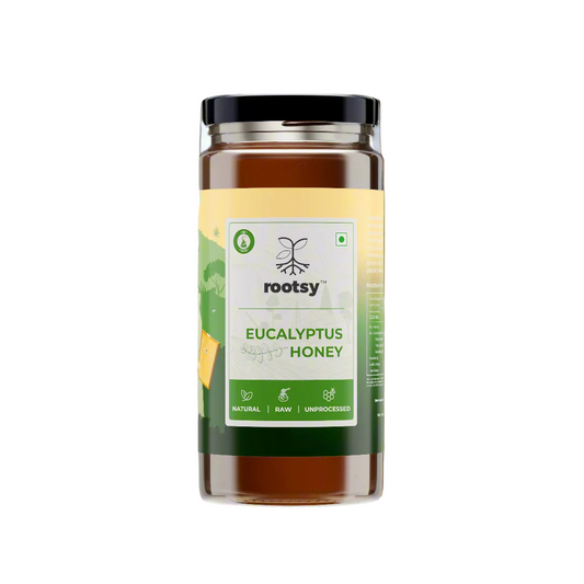 Rootsy Raw Eucalyptus Honey (500g)