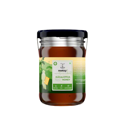 Rootsy Raw Eucalyptus Honey (125g)