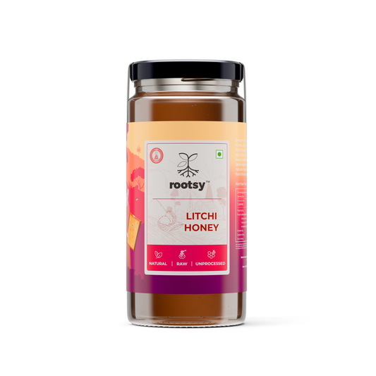 Rootsy Raw Litchi Honey (500g)