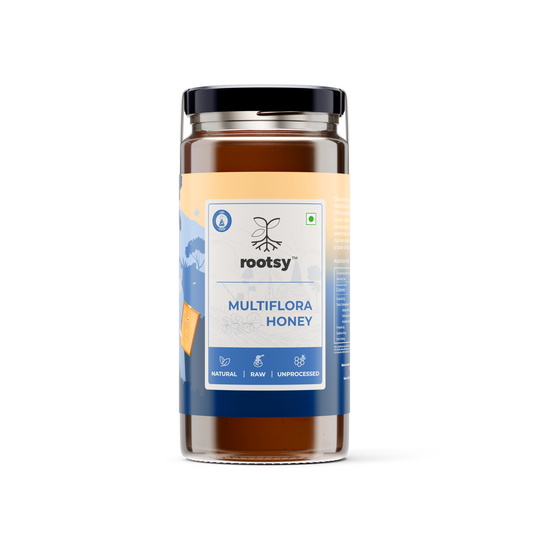 Rootsy Raw Multiflora Honey (500g)